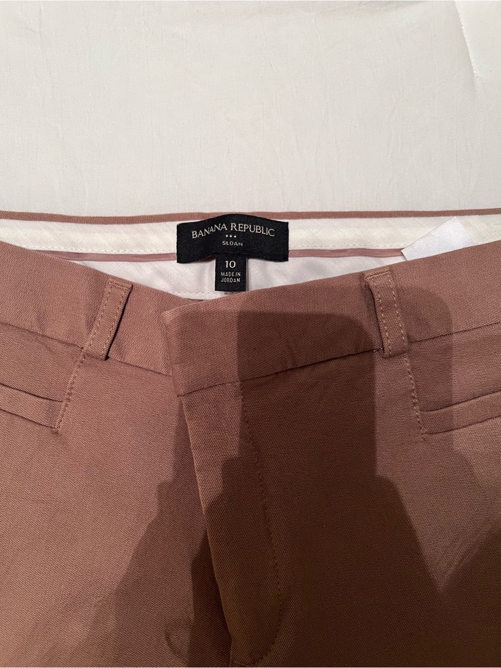 Women's Slim Fit Khaki Dress Pants - Picture 3 of 3